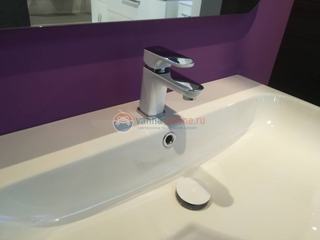 Смеситель для раковины Rav-Slezak Yukon YU126.5CB, хром/белый