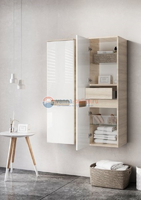 Шкаф-пенал Ravak Classic SB 350 белый/каппучино L/R