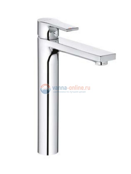 Смеситель Kludi Zenta Sl 482560565 для раковины - чаши 24 см, без донного клапана, хром