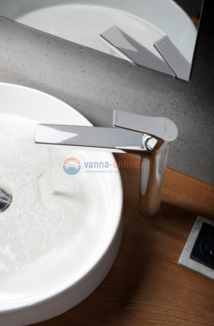 Смеситель Kludi Zenta Sl 482560565 для раковины - чаши 24 см, без донного клапана, хром