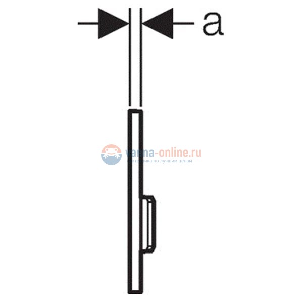Клавиша Geberit Sigma Type 50 116.016.DW.5, черная