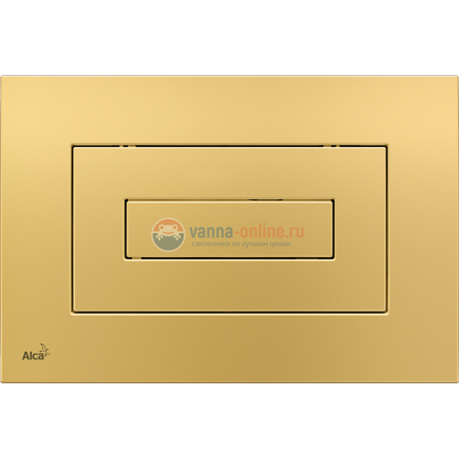 Клавиша смыва AlcaPlast M475 золотая