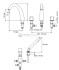 Смеситель Jacob Delafon Elevation E18876 для ванны и душа для установки на борт ванны Смеситель Jacob Delafon Elevation E18876 для ванны и душа для установки на борт ванны