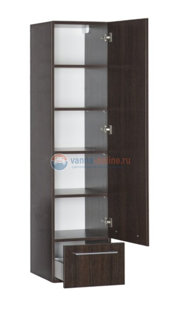 Пенал Aquanet Нота 40 00165407, цвет белый