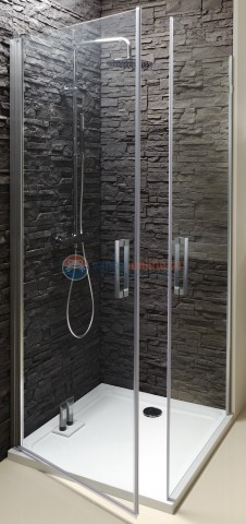 Душевой уголок Jacob Delafon Contra 120 x 100 см, двустворчатый