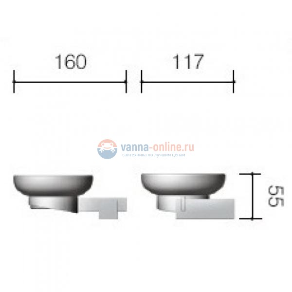 Мыльница Schein Durer 262C-R Мыльница Schein Durer 262C-R
