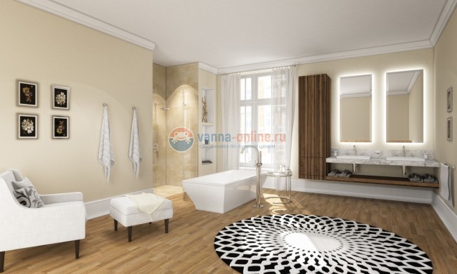 Смеситель  Grohe Grandera 23318000 для ванны, напольный, хром