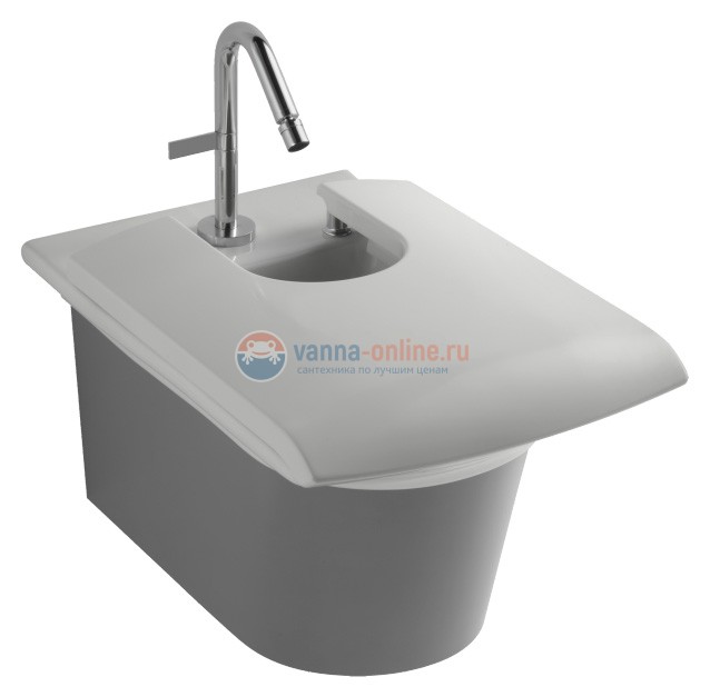 Обшивка Jacob Delafon Stillness E75629-39R металлическая для унитаза и биде (серый металл)