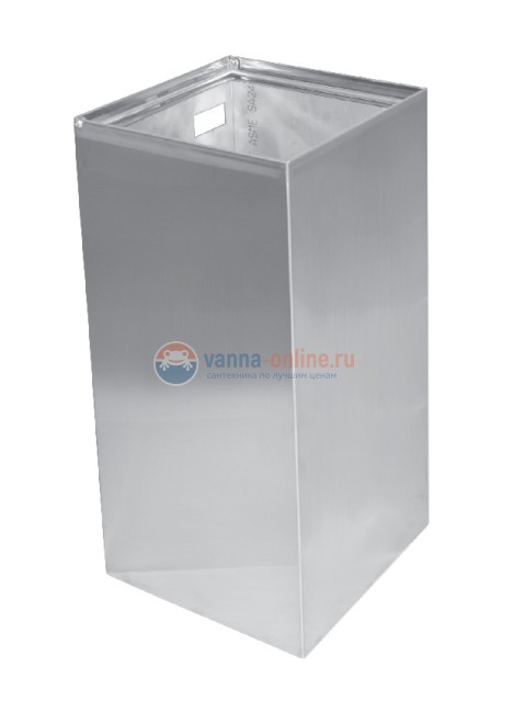 Корзина для мусора 75 л Bemeta Hotel 101915131 35 x 25 x 75 см, хром глянцевый