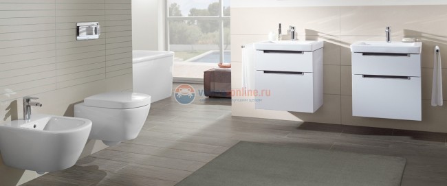 Подвесной унитаз Villeroy&Boch SUBWAY 2.0 560010R1 (5K00 1001)