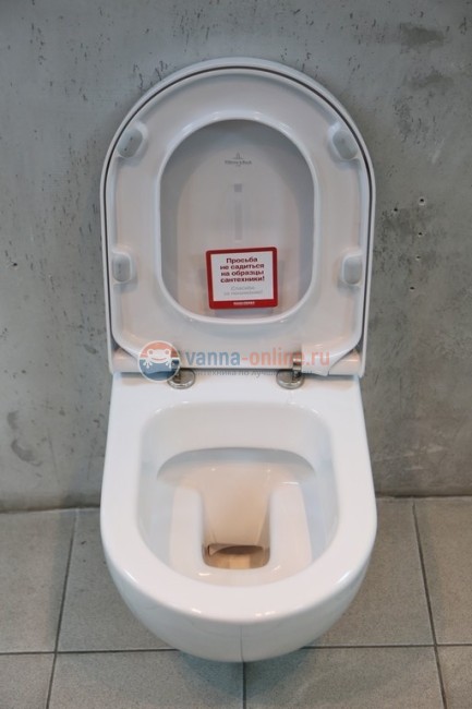 Подвесной унитаз Villeroy&Boch SUBWAY 2.0 560010R1 (5K00 1001)