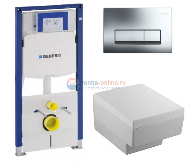 Инсталляция Geberit с унитазом Jacob Delafon Terrace EDA102-00, сиденье микролифт, комплект Инсталляция Geberit с унитазом Jacob Delafon Terrace EDA102-00, сиденье микролифт, комплект