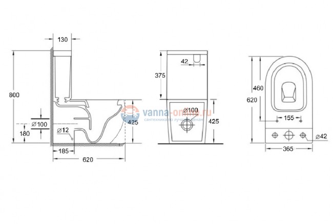 Напольный унитаз Aquanet Cube 2-C CL-12288 (240208) безободковый с бачком 2-C-1 CL-12288-1 (240209) с крышкой-сиденьем Soft Close - Slimseat Напольный унитаз Aquanet Cube 2-C CL-12288 (240208) безободковый с бачком 2-C-1 CL-12288-1 (240209) с крышкой-сиденьем Soft Close - Slimseat