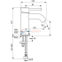 Смеситель для раковины Ideal Standard CERALINE BC268AA