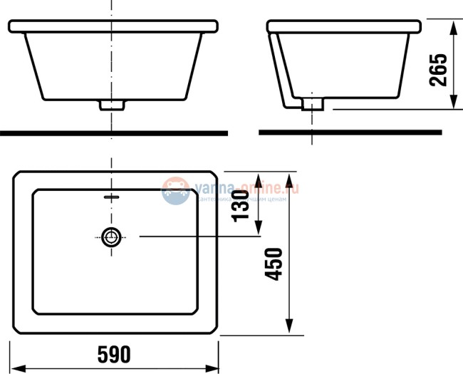 Раковина Jika Doris 5102.9