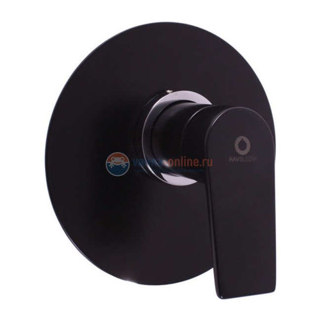 Смеситель скрытого монтажа для душа Rav-Slezak Colorado CO183LCMATC, черный/хром Смеситель скрытого монтажа для душа Rav-Slezak Colorado CO183LCMATC, черный/хром