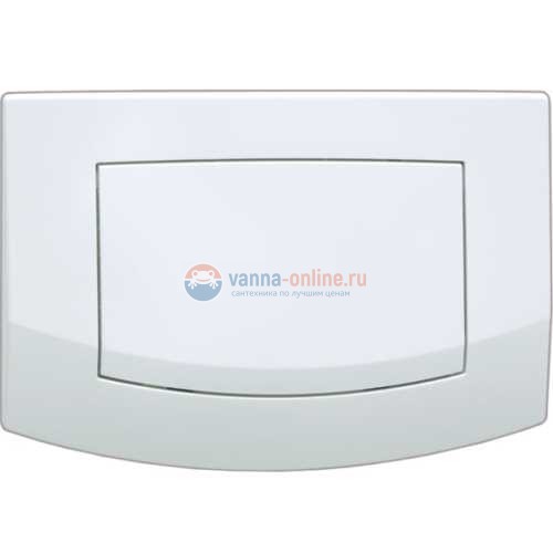 Панель TECE Ambia 9 240 140 с одной клавишей смыва, белая, антибактериальная