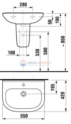 Раковина Jika Olymp 1061.2.000.104.1 Раковина Jika Olymp 1061.2.000.104.1