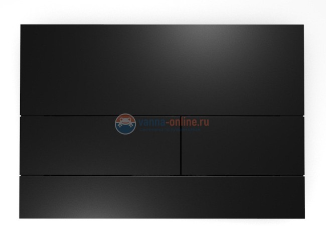 Кнопка смыва TECE Square II 9240833, черная матовая