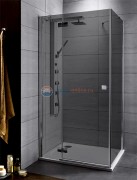 Душевой уголок Radaway Almatea KDJ, 120 x 80 х 195 см, стекло графит L/R