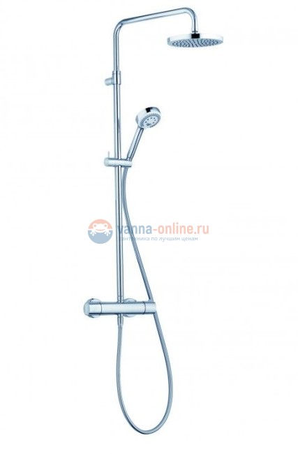 Душевая система Kludi Logo Dual Shower System 6809205-00 с термостатом, ручная лейка 3S