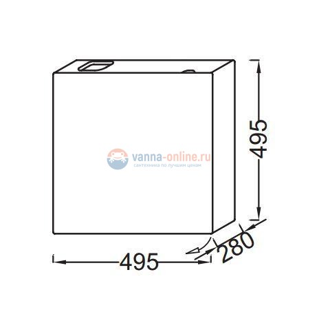 Тумба под раковину Jacob Delafon Terrace 50 EB1178-F26, сливовый лак