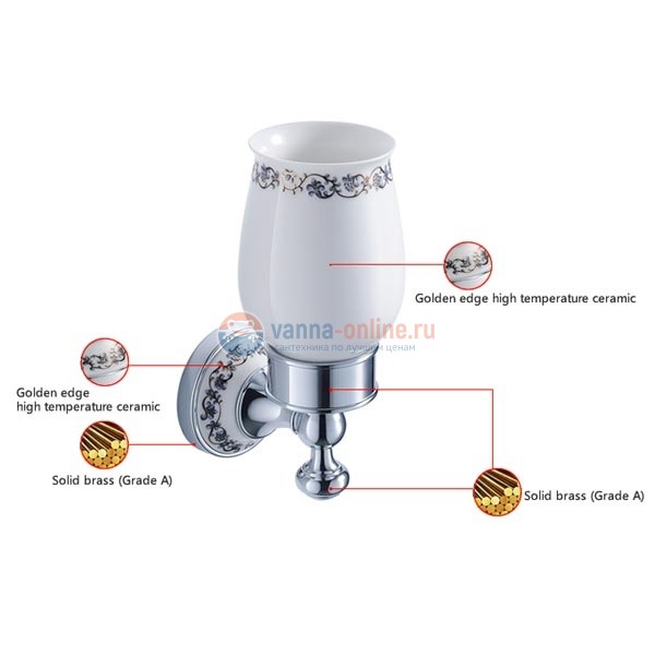 Стакан Schein Saine Chrome 7053011