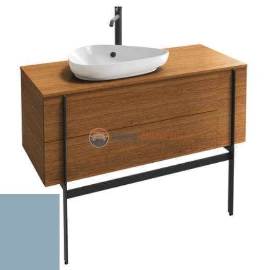 Тумба под раковину Jacob Delafon Nouvelle Vague 120 EB3042-M43, аквамарин мягкий