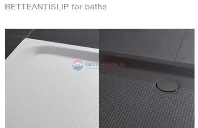 Ванна Bette Ocean 8857-000AD 180 x 80 см, белая с шумоизоляцией, перелив сзади