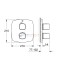 Термостат Grohe Grandera 19934000 для ванны и душа, хром Термостат Grohe Grandera 19934000 для ванны и душа, хром
