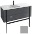 Тумба под раковину Jacob Delafon Nouvelle Vague 120 EB3036-M77, 3 ящика, цвет - пепельный матовый