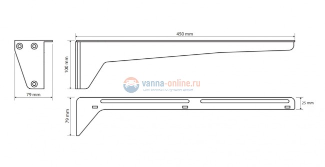 Консоль для раковины Bemeta Hotel 201541044 45 см, max нагрузка 50 кг, 2 шт., белый Консоль для раковины Bemeta Hotel 201541044 45 см, max нагрузка 50 кг, 2 шт., белый