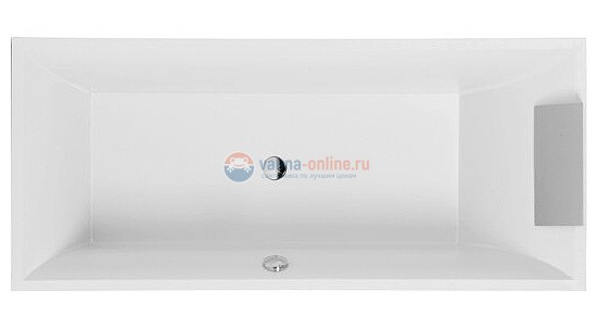 Ванна Villeroy&Boch Squaro UBQ170SQR2V-01, 170 x 75 см, alpin