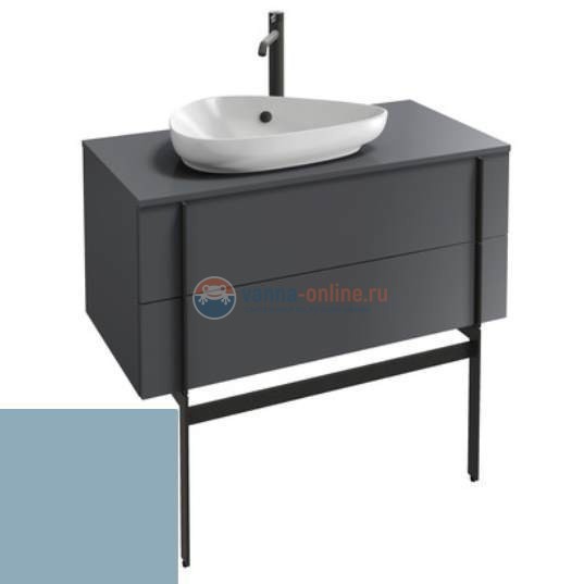 Тумба под раковину Jacob Delafon Nouvelle Vague 100 EB3040-M43, аквамарин мягкий