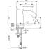 Смеситель для раковины Ideal Standard CERALINE BC268XG