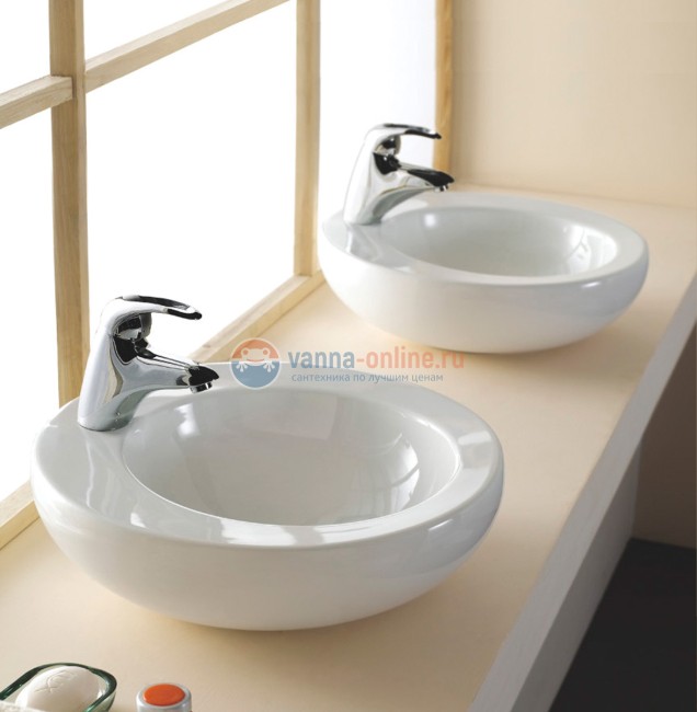 Раковина Накладная BelBagno Aria BB1053LW 500х500х145