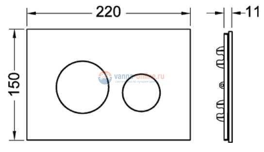 Лицевая панель TECE Loop Modular 9 240 672, светло-зеленая Лицевая панель TECE Loop Modular 9 240 672, светло-зеленая