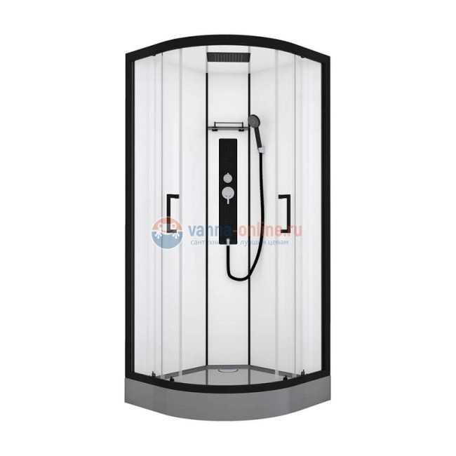 Душевая кабина Black&White Galaxy G8001, 90 x 90 см, гидромассажная