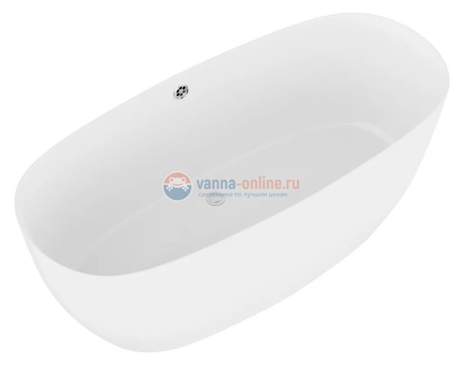 Ванна Astra-Form Атрия 160 x 75 см, из литьевого мрамора, белый