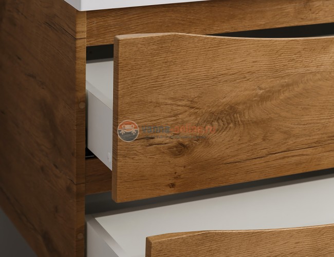 Тумба с раковиной BelBagno Marino MARINO-1000-2C-SO-RN-P, 100 х 44,5 х 55 см, Rovere Nature - светло-коричневый