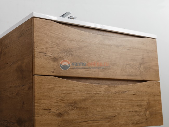 Тумба с раковиной BelBagno Marino MARINO-1000-2C-SO-RN-P, 100 х 44,5 х 55 см, Rovere Nature - светло-коричневый