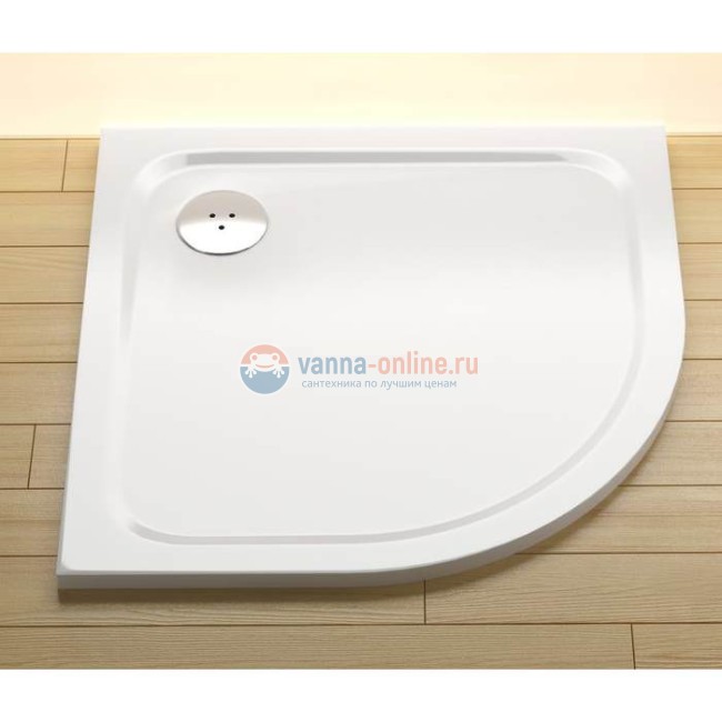 Поддон Ravak Galaxy Elipso Pro-80 Chrome XA244401010, 80 x 80 x 3 см, R 500, из искусственного камня Поддон Ravak Galaxy Elipso Pro-80 Chrome XA244401010, 80 x 80 x 3 см, R 500, из искусственного камня