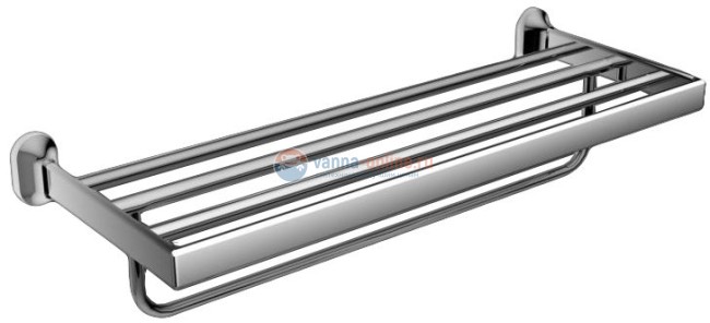Полка для полотенец Art&Max Ovale AM-4022B, хром, 60 см Полка для полотенец Art&Max Ovale AM-4022B, хром, 60 см