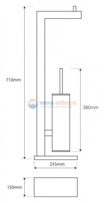 Стойка Bemeta Beta 132836012
