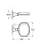 Мыльница Grohe Grandera 40628IG0, хром/золото