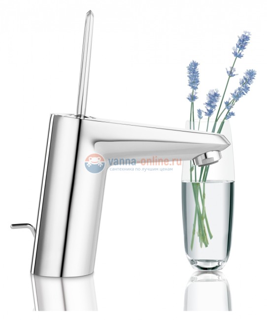 Смеситель Grohe Eurodisk Joystick, S-Size 23425 000, для раковины со сливным гарнитуром Смеситель Grohe Eurodisk Joystick, S-Size 23425 000, для раковины со сливным гарнитуром