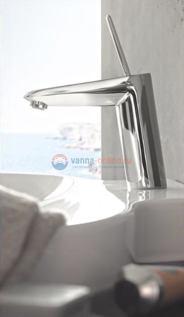 Смеситель Grohe Eurodisk Joystick, S-Size 23425 000, для раковины со сливным гарнитуром Смеситель Grohe Eurodisk Joystick, S-Size 23425 000, для раковины со сливным гарнитуром