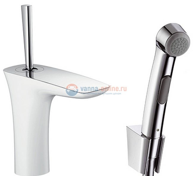 Смеситель Hansgrohe PuraVida 15275400 для раковины с гигиеническим душем