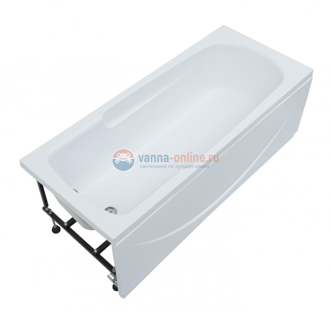 Ванна акриловая Aquanet Extra 160 x 70 см 255742, с каркасом, белая Ванна акриловая Aquanet Extra 160 x 70 см 255742, с каркасом, белая