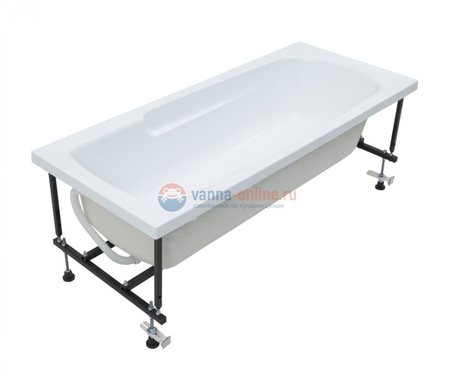 Ванна акриловая Aquanet Extra 160 x 70 см 255742, с каркасом, белая Ванна акриловая Aquanet Extra 160 x 70 см 255742, с каркасом, белая